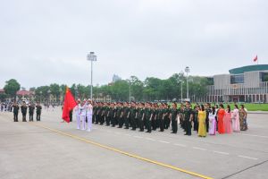 Đoàn đại biểu Binh đoàn 12, Bộ Quốc phòng báo công dâng Bác