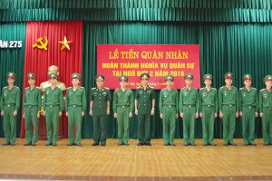 Đoàn 275 tổ chức Lễ tiễn quân nhân hoàn thành nghĩa vụ quân sự năm 2019