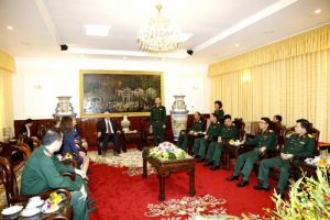 Lãnh đạo Ban Quản lý Lăng Chủ tịch Hồ Chí Minh đón tiếp Đại sứ đặc mệnh toàn quyền Liên bang Nga tại Việt Nam